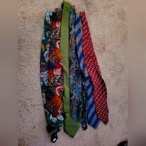 6 Men's Silk Ties